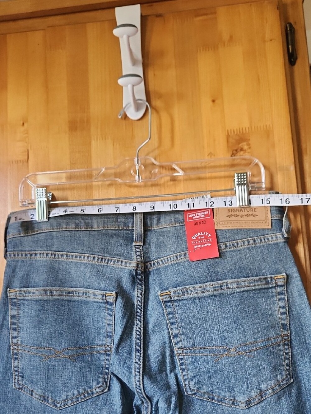 NWT Levi's Men's Straight Jeans - Medium Blue Wash  Sz 30x30 - Picture 7 of 9